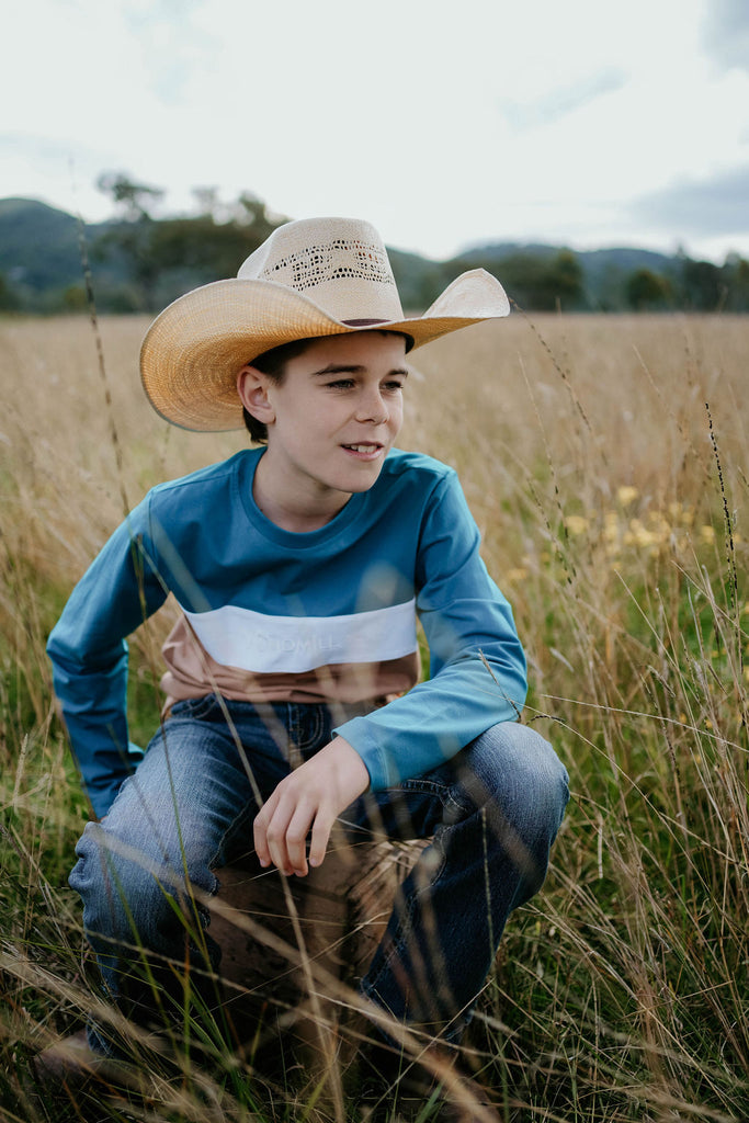 "Max" Logger Boy Long Sleeve Tee-Little Windmill Clothing Co