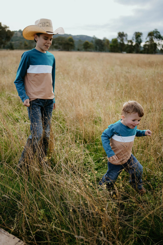 "Max" Logger Boy Long Sleeve Tee-Little Windmill Clothing Co