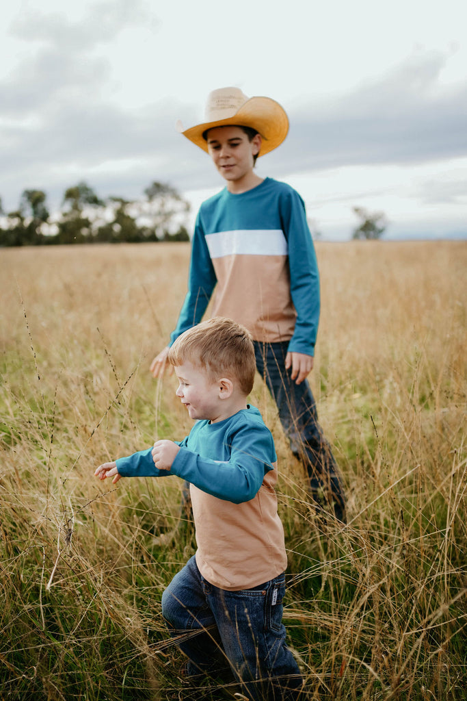 "Max" Logger Boy Long Sleeve Tee-Little Windmill Clothing Co