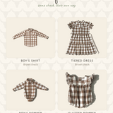 "Bobby" Brown Gingham Western Romper