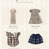 "Mae Baby" Gingham Flutter Romper