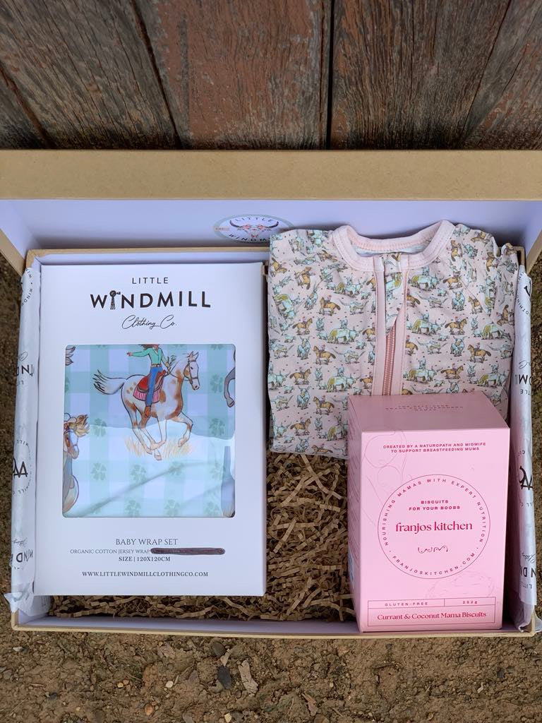 Baby Shower Hamper-Little Windmill Clothing Co