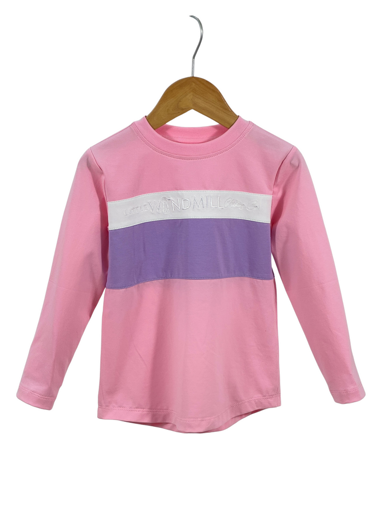 "Darla" Fairy Floss Girl Long Sleeve Tee-Little Windmill Clothing Co