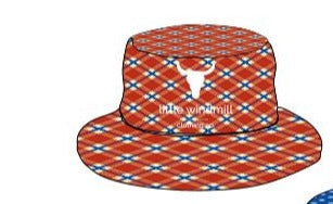Adjustable Kids Bucket Checked Hat-Little Windmill Clothing Co