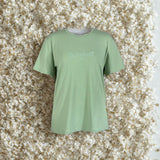 LIMITED EDITION Embroidered Ladies Tee - SAGE-Little Windmill Clothing Co