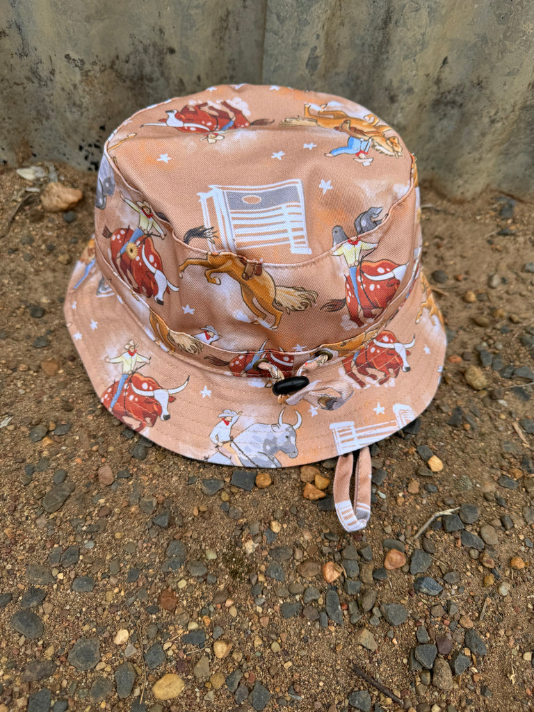 Adjustable Little Kids Bucket Bulls-Little Windmill Clothing Co