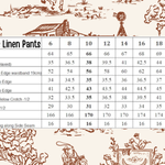 "Latte" - Luci Ladies Linen Pants-Little Windmill Clothing Co
