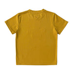 Embroidered Tee - Kids - Mustard-Little Windmill Clothing Co