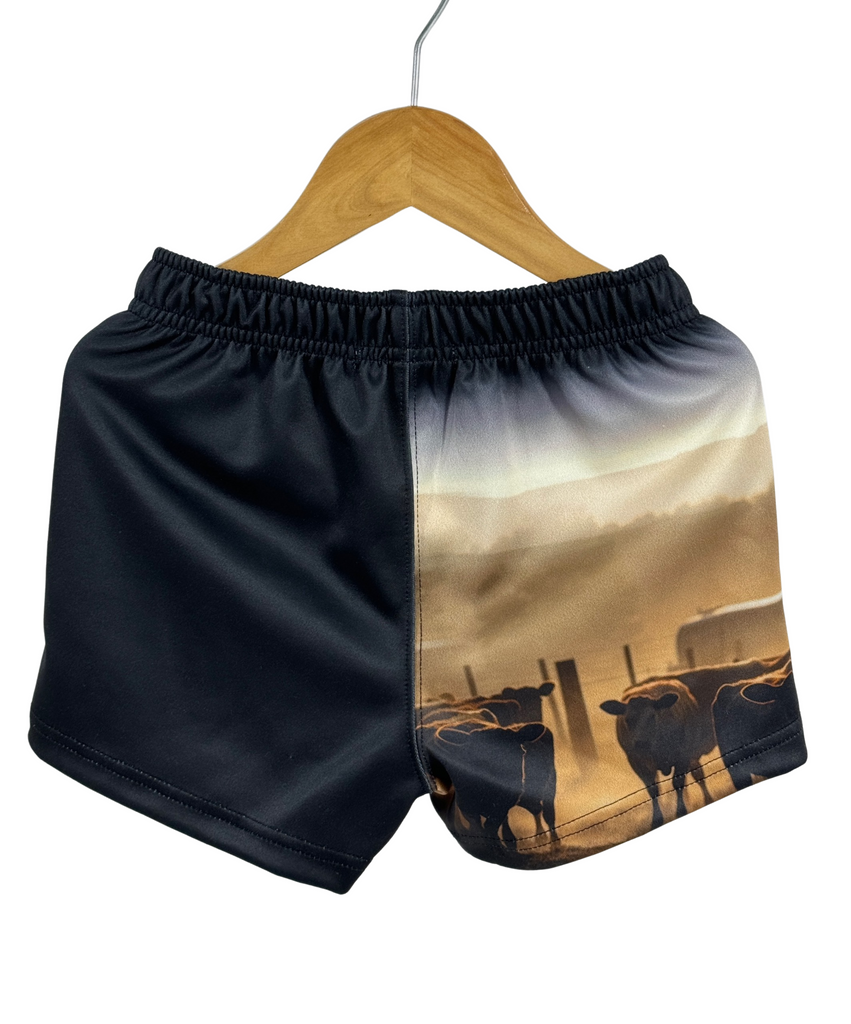 "Shadow Cowboy" Shorts-Little Windmill Clothing Co