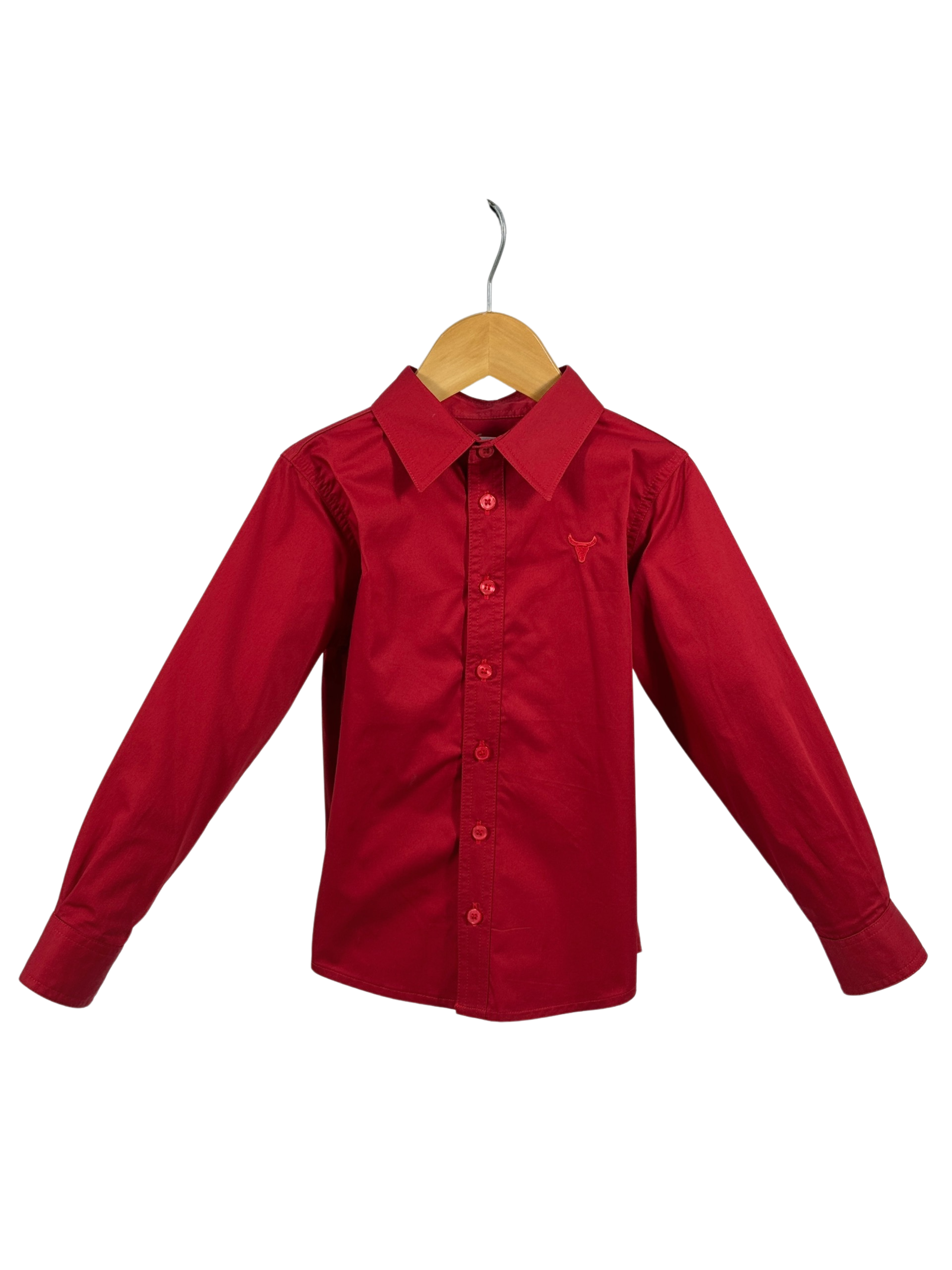 "All Rounder" Red Long Sleeve Shirt-Little Windmill Clothing Co