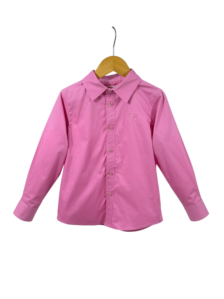 "All Rounder" Pink Long Sleeve Shirt-Little Windmill Clothing Co