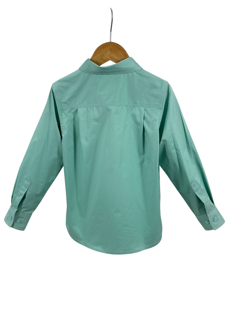 "All Rounder" Mint Long Sleeve Shirt-Little Windmill Clothing Co