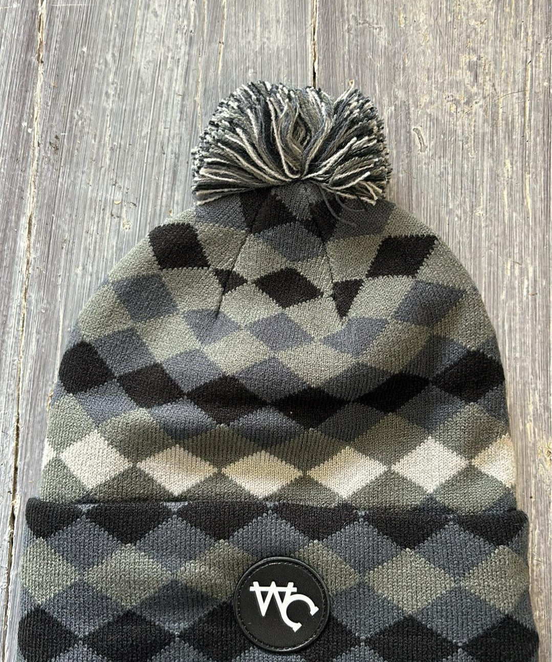 Black ribbed knitted beanie youth and adult size showing classic blackie style for country wear