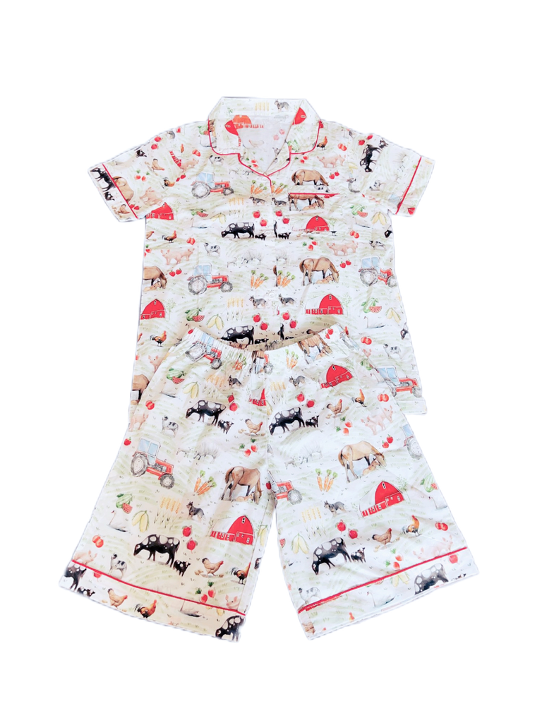 Country Farm Pajamas-Little Windmill Clothing Co