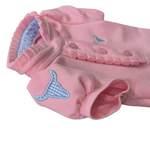 "Kiki Baby" Baby Pink Polo Romper-Little Windmill Clothing Co