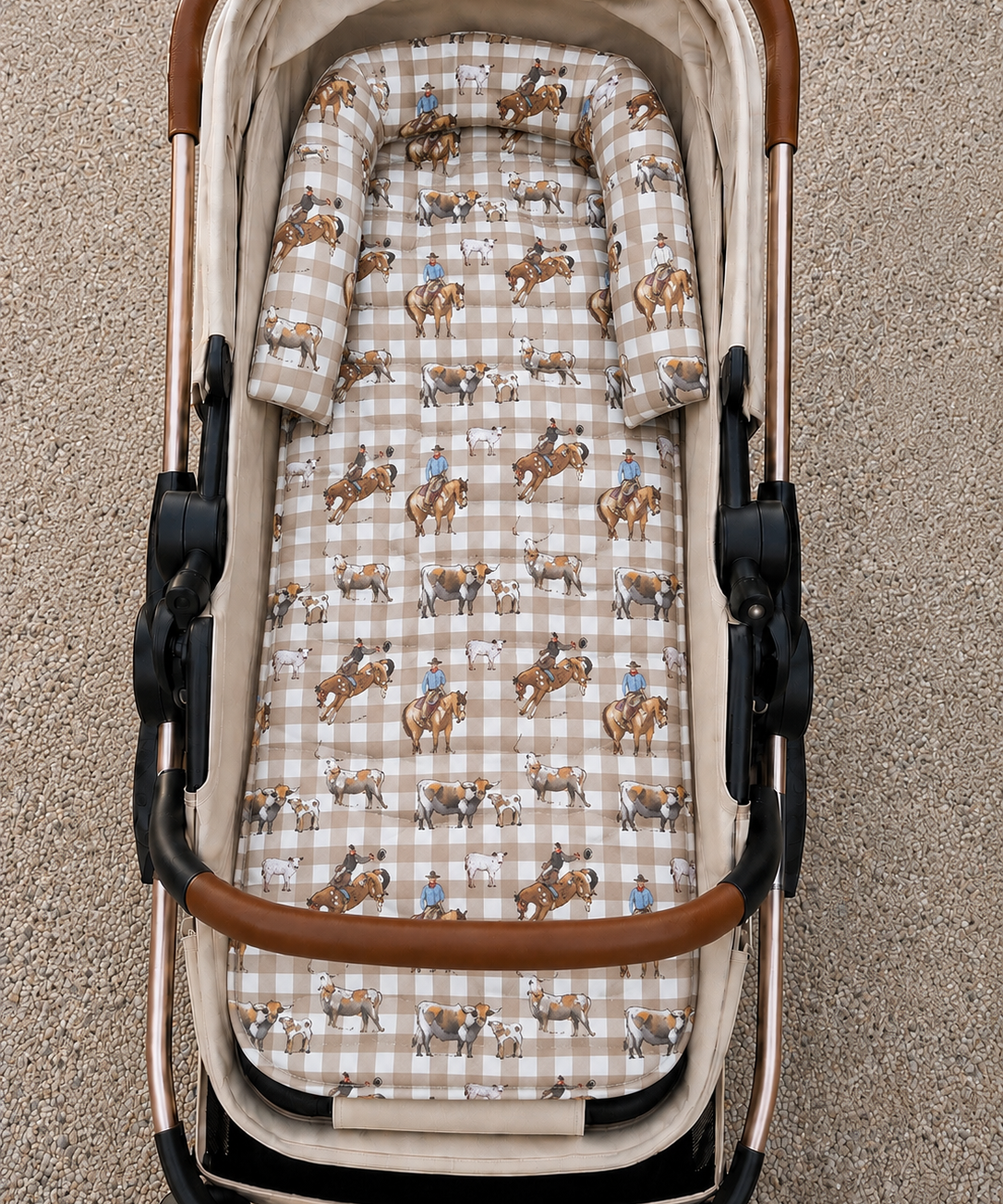 Cowboy Up Pram Liner Set