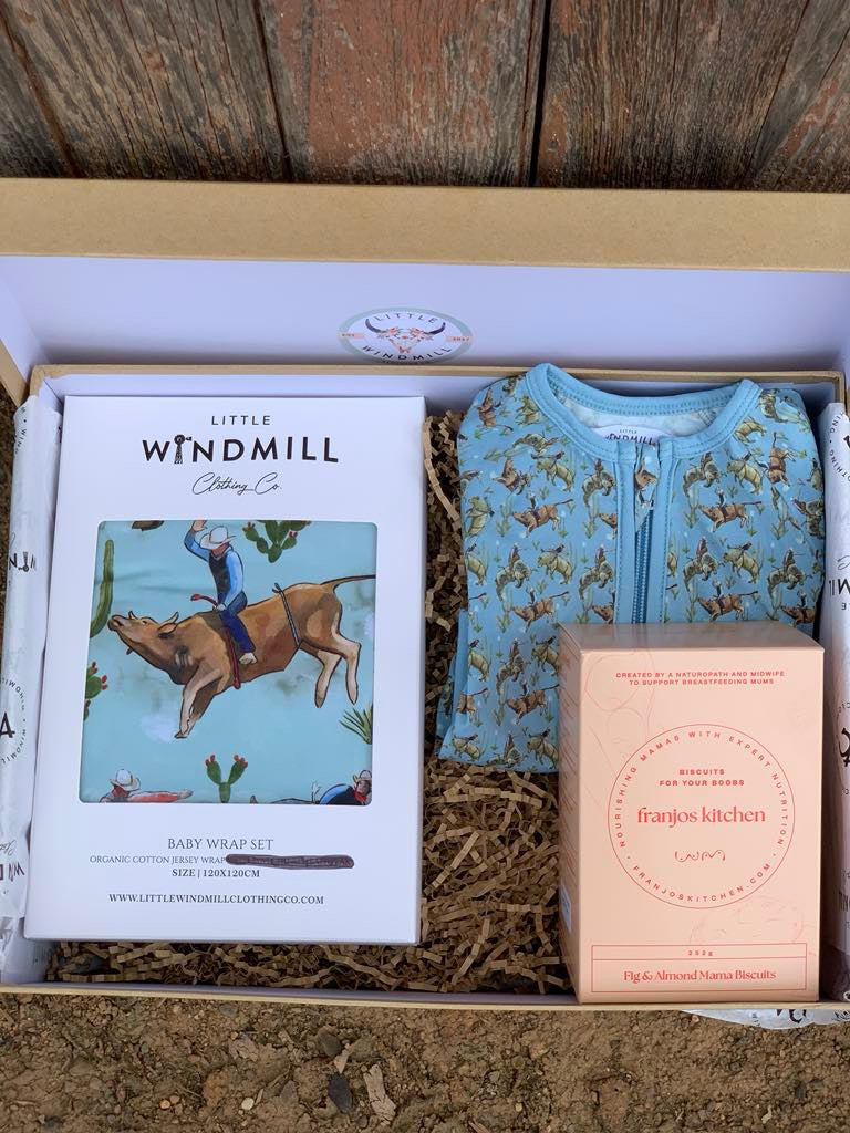 Baby Shower Hamper-Little Windmill Clothing Co