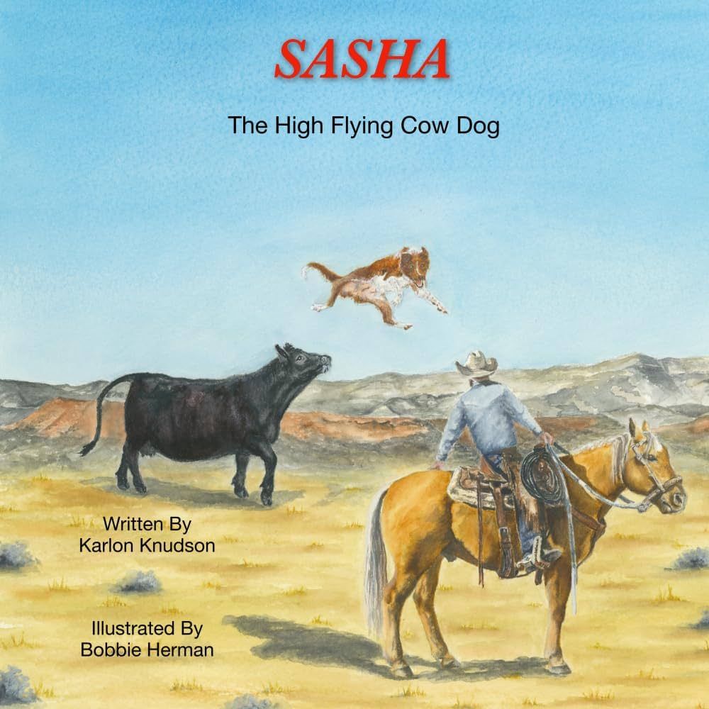 SASHA The High Flying Cow Dog-Little Windmill Clothing Co