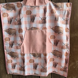 Peach Highlander KIDS Waffle Towel-Little Windmill Clothing Co