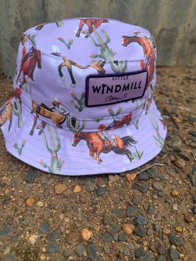 Adjustable Little Kids Bucket Cowgirl-Little Windmill Clothing Co