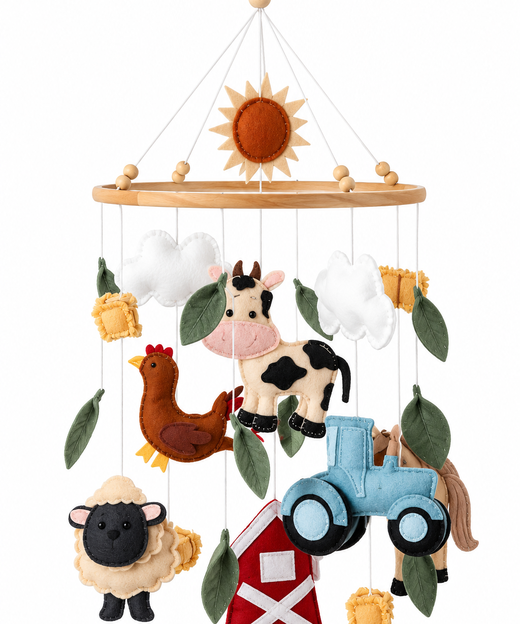 Farm Animal Nursery Mobile