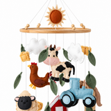 Farm Animal Nursery Mobile