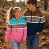 Aura Hoodie limited release kids jumper, cosy knit hoodie from Little Windmill's Aura Collection