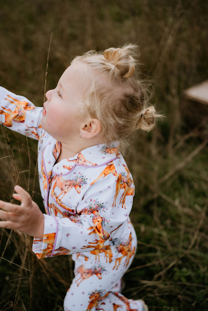 Magical Horse Lush Jersey Pyjamas-Little Windmill Clothing Co