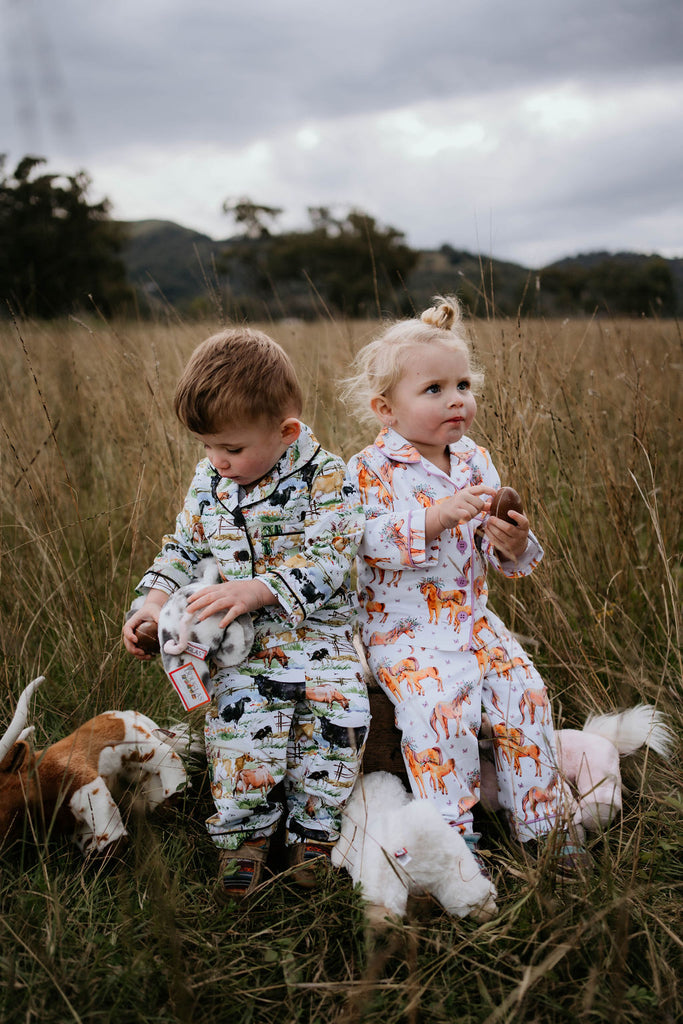 Magical Horse Lush Jersey Pyjamas-Little Windmill Clothing Co