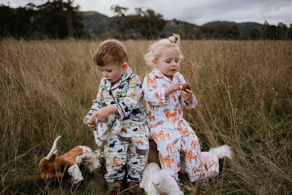 Cow Lovers Lush Jersey Pyjamas-Little Windmill Clothing Co