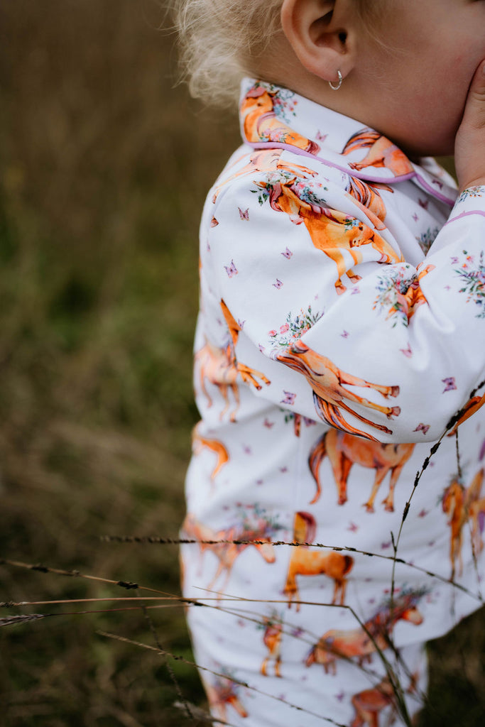 Magical Horse Lush Jersey Pyjamas-Little Windmill Clothing Co