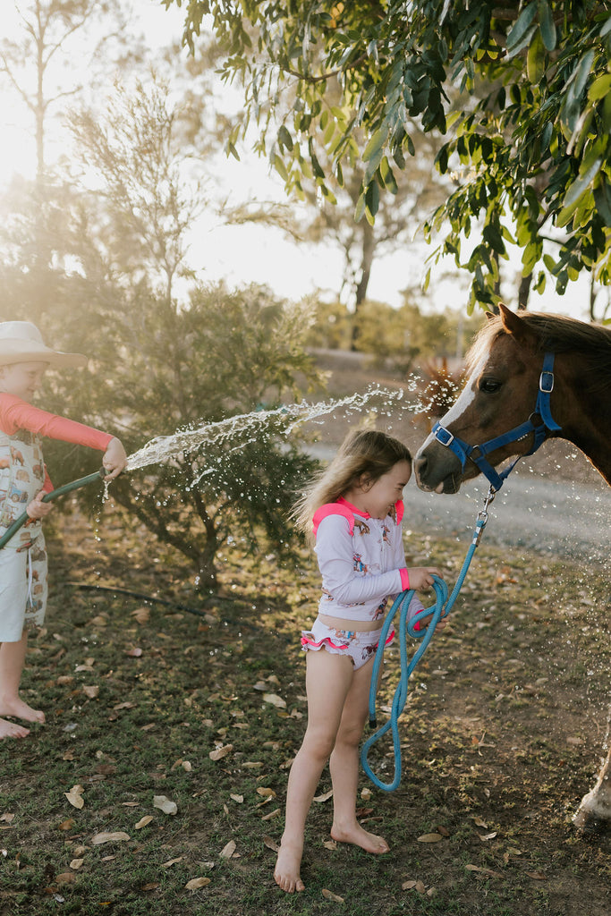 Horse Girl Swimmers-Little Windmill Clothing Co