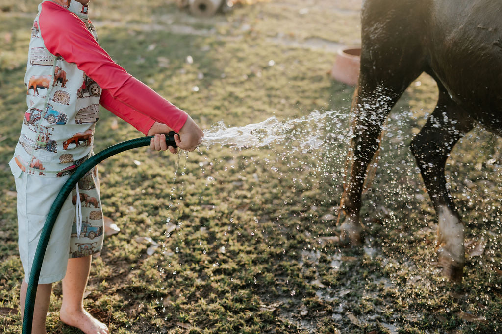 Ranchin' Rash Surf Shirt-Little Windmill Clothing Co