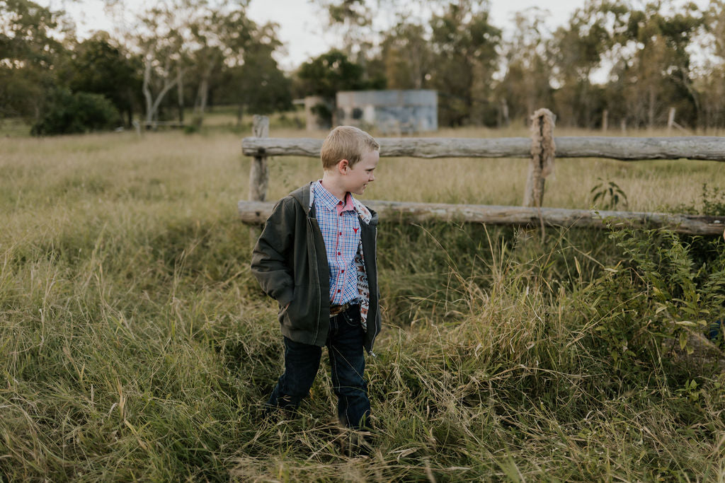 PRE-ORDER - Cotton Drill Jacket - Stone Grey-Little Windmill Clothing Co