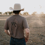 Printed WC Men's Tee - Dust-Little Windmill Clothing Co