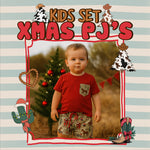 PRE-ORDER - KIDS SET Western Christmas PJ's-Little Windmill Clothing Co