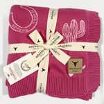 LWCC Knit Baby Blanket - Candy Pink-Little Windmill Clothing Co