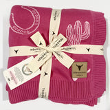 LWCC Knit Baby Blanket - Candy Pink-Little Windmill Clothing Co