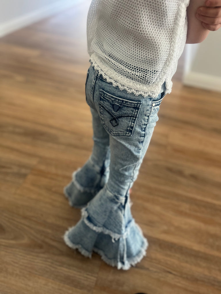 Little Windmill Clothing Co Flare Jeans-Little Windmill Clothing Co