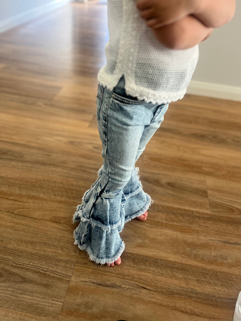 Little Windmill Clothing Co Flare Jeans-Little Windmill Clothing Co