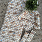 Cowboy Up Pram Liner Set