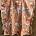 Bull Rider Brown KIDS Waffle Towel-Little Windmill Clothing Co