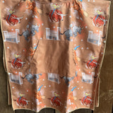 Bull Rider Brown KIDS Waffle Towel-Little Windmill Clothing Co