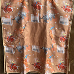 Bull Rider Brown KIDS Waffle Towel-Little Windmill Clothing Co