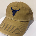 Baseball cap one size strap detail showing adjustable rear strap for one size fit