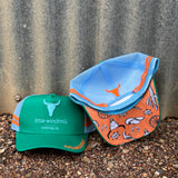Toddlers and youth fresh green country cap showing vibrant fresh green in structured country cap style