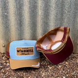 Toddlers and youth vintage blue cap showing classic washed vintage blue in structured cap style