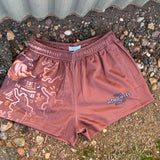 Dust Scene Bull Footy Shorts-Little Windmill Clothing Co