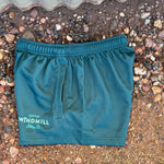 Moss Green River Mens Footy Shorts-Little Windmill Clothing Co