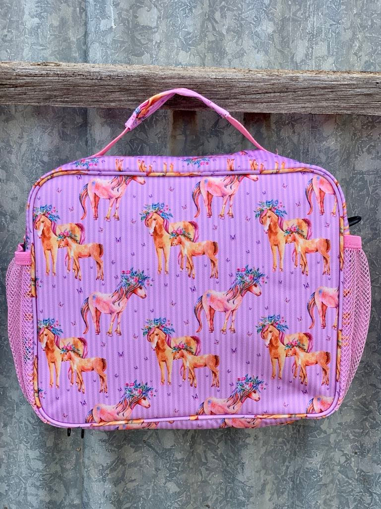 Insulated Lunch/Storage Bag - Horse Stripe-Little Windmill Clothing Co